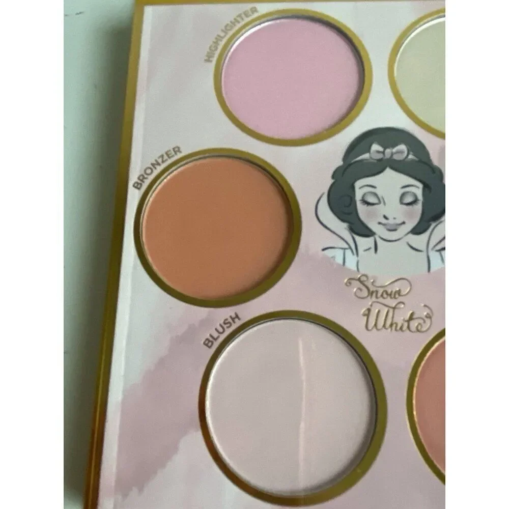 Disney SNOW WHITE 6 Shade Complexion Palette Blush Highlighter Bronzer‎ Mirror